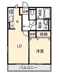間取図画像 1LDK