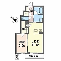 シティプラザ代官町　Ｅ 105 1階1LDKの間取り