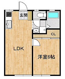 荒川沖AP A棟 ・B棟（仮称） D101 1階1LDKの間取り