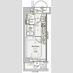 JR京浜東北・根岸線 西川口駅 徒歩11分の賃貸マンション 6階1Kの間取り
