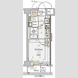JR京浜東北・根岸線 西川口駅 徒歩11分の賃貸マンション 7階1Kの間取り