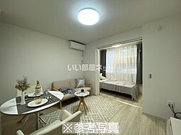 東武伊勢崎線 せんげん台駅 徒歩10分の賃貸アパート 3階1LDKのリビング/ダイニング