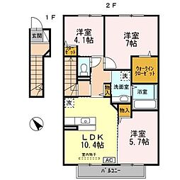 間取図画像 3LDK