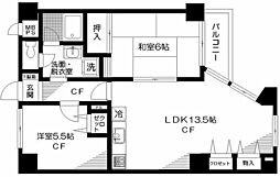 日神パレス立川第2 2階2LDKの間取り