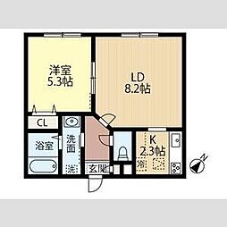 間取図画像 1LDK