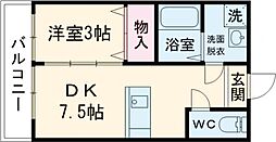 間取図画像 1DK