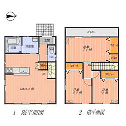 リースホーム鈴鹿D棟 1階3LDKの間取り