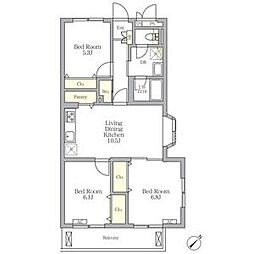 メゾンカルム中落合North 201
