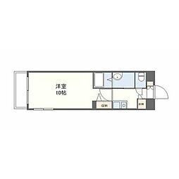 ＴＨＥ　ＲＥＳＩＤＥＮＣＥＰＡＲＫ佐賀駅南I 5階1Kの間取り