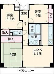 物件の間取り