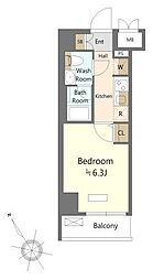 ＳＨＯＫＥＮ　Ｒｅｓｉｄｅｎｃｅ横浜鶴見V 1階1Kの間取り