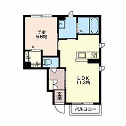 間取図画像 1LDK
