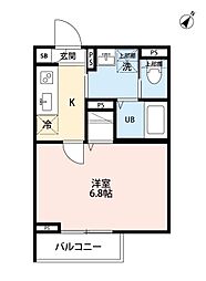 robot home 柳瀬川(ロボットホームヤナセガワ) 1階1Kの間取り