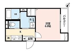 robot home 柳瀬川(ロボットホームヤナセガワ) 1階1Kの間取り