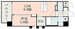 JR豊肥本線 肥後大津駅 徒歩22分の賃貸マンション 4階1LDKの間取り