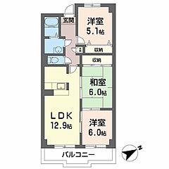 物件の間取り