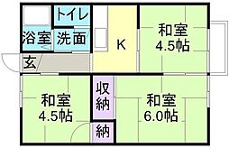 ハイツ松本 3Kの間取図画像