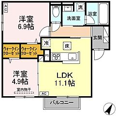 物件の間取り