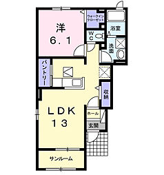 間取図画像 1LDK