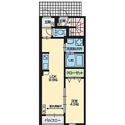 間取図画像 1LDK