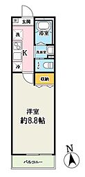 間取図画像 1K