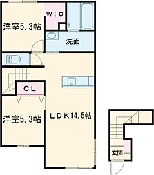 間取図画像 1LDK