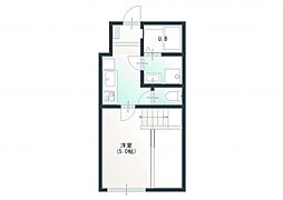 EPIC戸坂 2階1Kの間取り