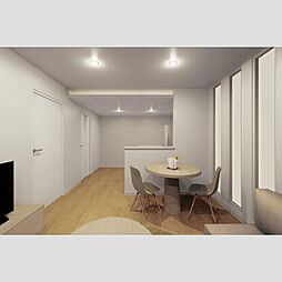 モナベルI 106 1階ワンルームのリビング/ダイニング