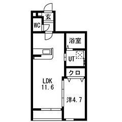 物件の間取り