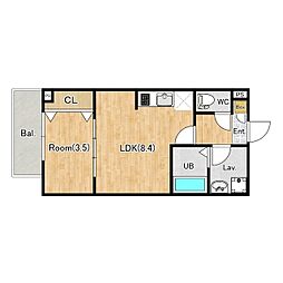 間取図画像 1LDK