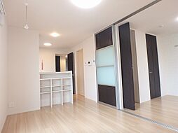 ナチュール医大西　Ｂ 105 1階1LDKのリビング/ダイニング