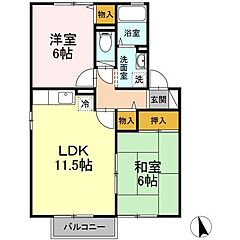 物件の間取り