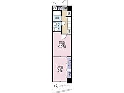 木下鉱産ビル 2Kの間取図画像