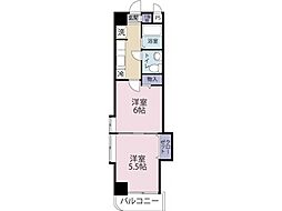 木下鉱産ビル 2Kの間取図画像