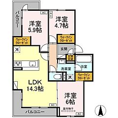 物件の間取り