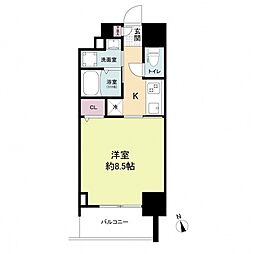CASSIA河原町平和大通（旧：S-RESIDENCE河原町平和大通） 501 5階1Kの間取り