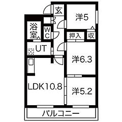 物件の間取り