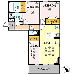 物件の間取り