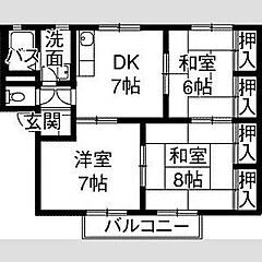 物件の間取り