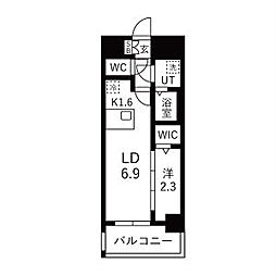 メイクスアート名古屋城西 1LDKの間取図画像