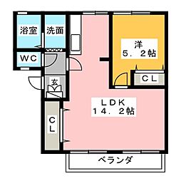 SUNSHINE葵 1LDKの間取図画像