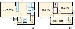 ビアンカ 3LDKの間取図画像