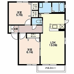 物件の間取り