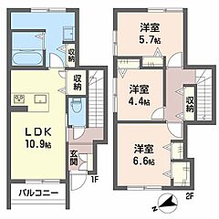 物件の間取り