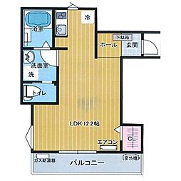 メゾン・エメ ワンルームの間取図画像
