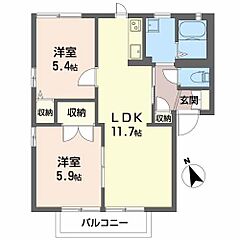 物件の間取り