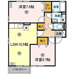 物件の間取り
