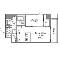 (仮称)天王寺区堀越町PJ 1LDKの間取図画像