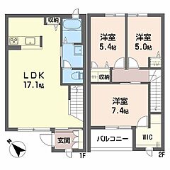 物件の間取り