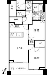 フィールド川和 2LDKの間取図画像
